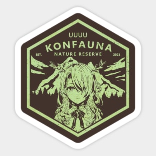 Konfauna Nature Reserve - green Sticker